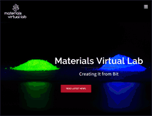 Tablet Screenshot of materialsvirtuallab.org